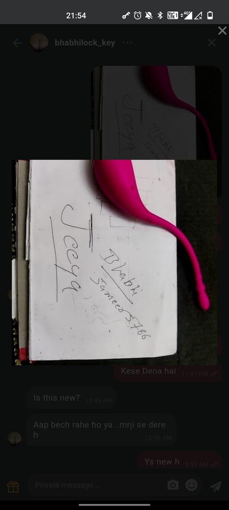 Lovense LUSH 1 Wireless Smart Vibrator - Customer Photo From Bedcouple69 ,.
