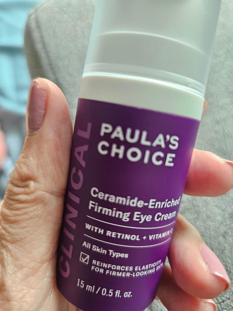 Ceramide-Enriched Firming Eye Cream - Customer Photo From Grace