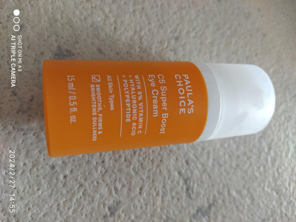 C5 Super Boost Eye Cream - Customer Photo From Angie Ng