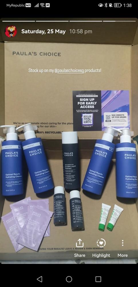 [Smart Buy] 2% BHA Liquid Exfoliant - Customer Photo From Rand Boon