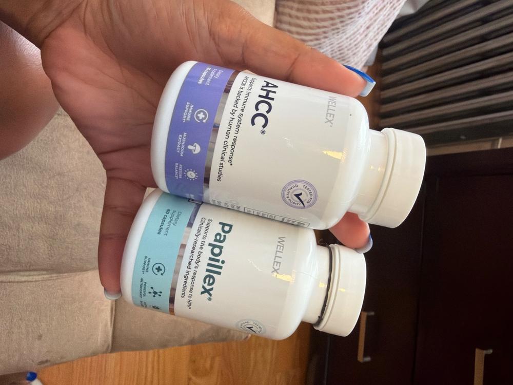Bundle: Papillex® + AHCC® - BEST SELLER Monthly subscription - Customer Photo From Anonymous