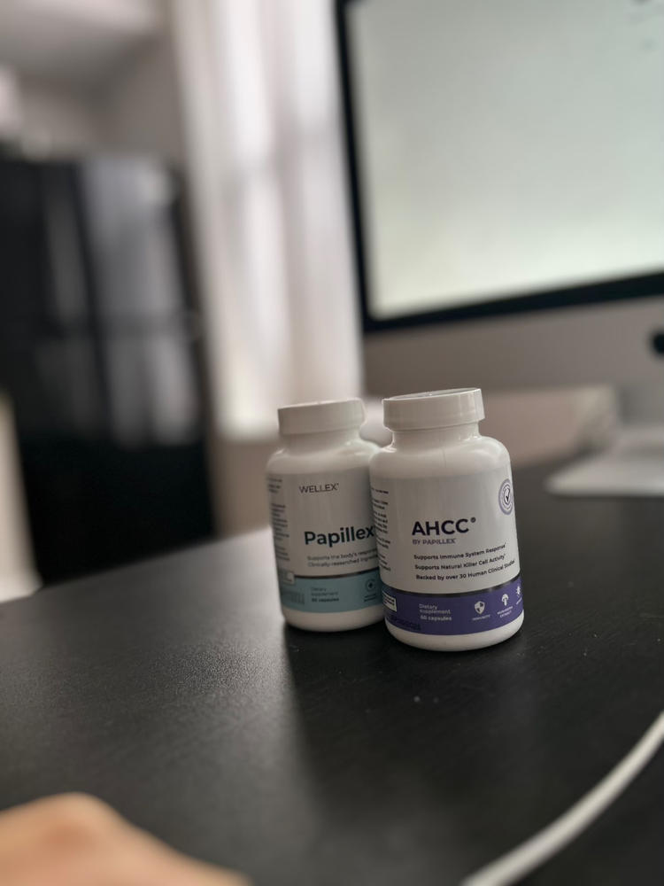 Bundle: Papillex® + AHCC® - Single Bottle - Customer Photo From Anonymous