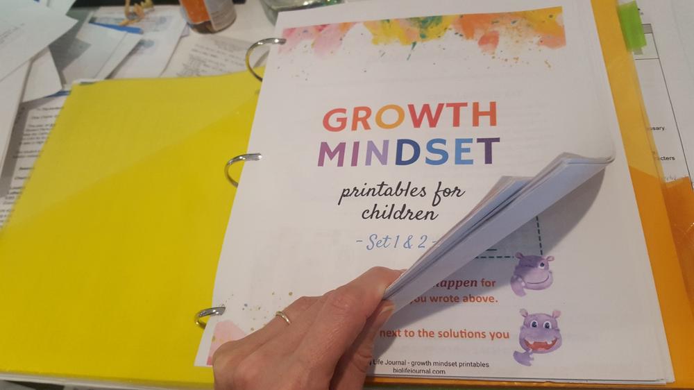 Growth Mindset Printables Kit PDF (ages 5-11) - Customer Photo From Rachel M.
