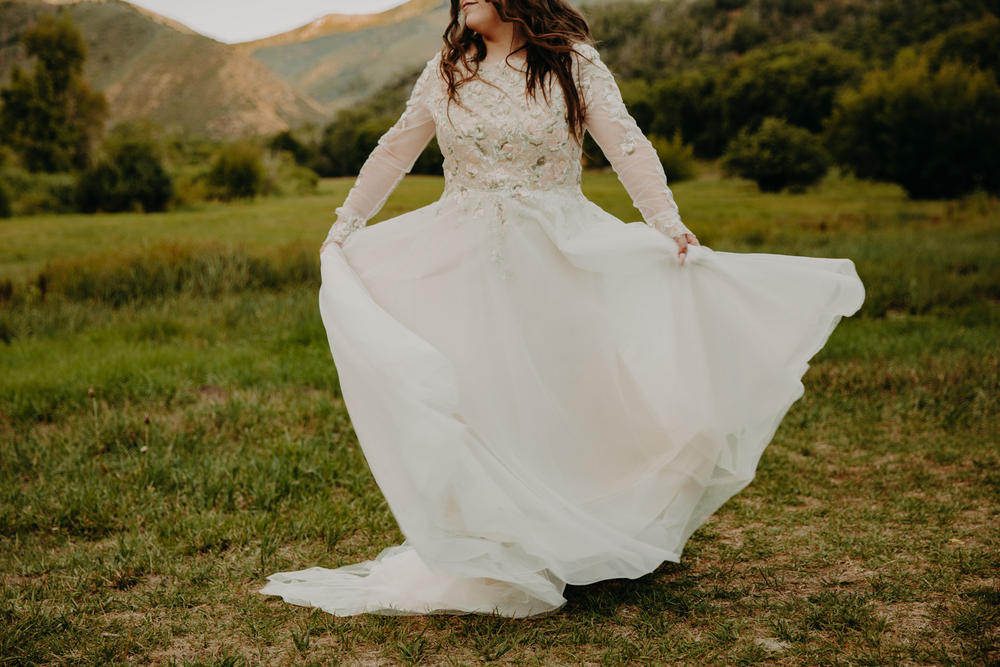A-Line Court Train Tulle Lace Long Sleeve Zipper Wedding A-Line Court Train Tulle Lace Long Sleeve Zipper Wedding