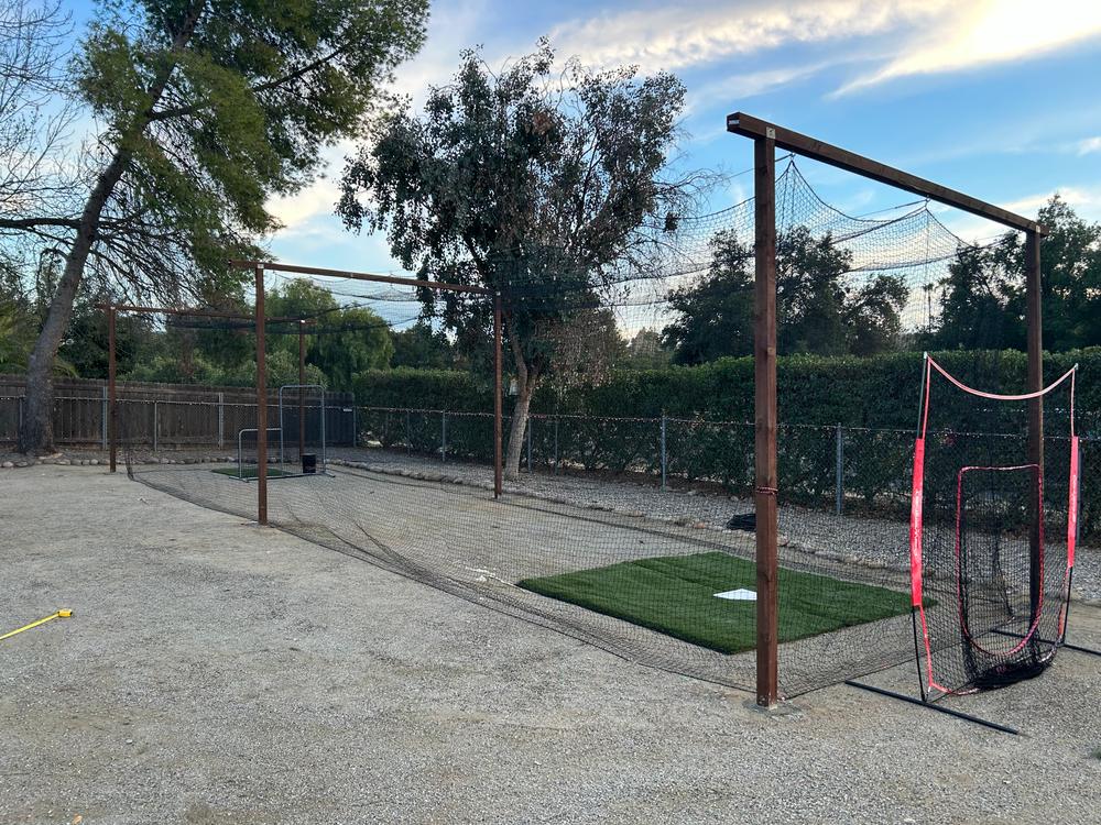 Heavy Duty Batting Cage - Customer Photo From Robert 