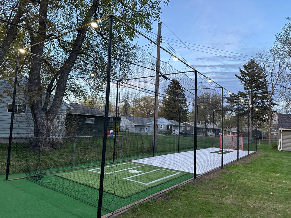 Heavy Duty Batting Cage - Customer Photo From Joseph Podobinski