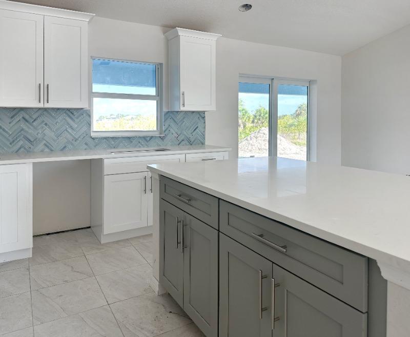 Blue Textured Glass Herringbone Mosaic Tile - BA5507 LOT-A - Customer Photo From Elijah Sizemore