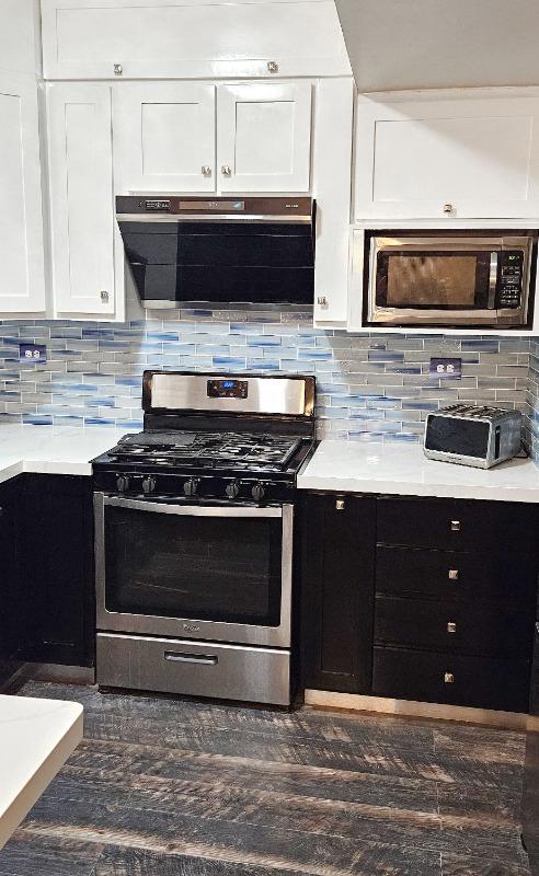 Ocean Blue Textured Glass Subway Tile – BA5507 LOT-C - Customer Photo From David