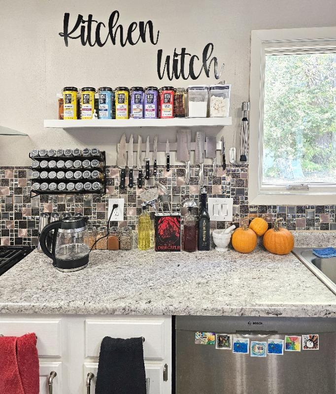 Glass Metal Gray Copper Mosaic Backsplash Tile - BA62010 - Customer Photo From Holly A Schnieders