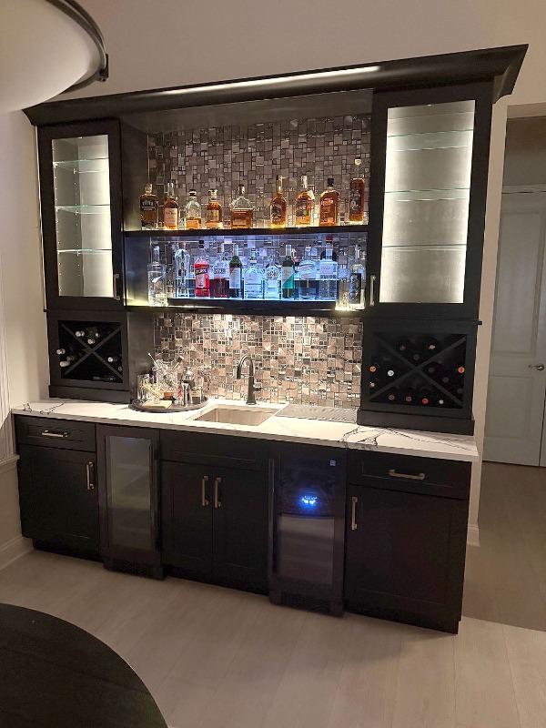Glass Metal Gray Copper Mosaic Backsplash Tile - BA62010 - Customer Photo From Ruby Hunter