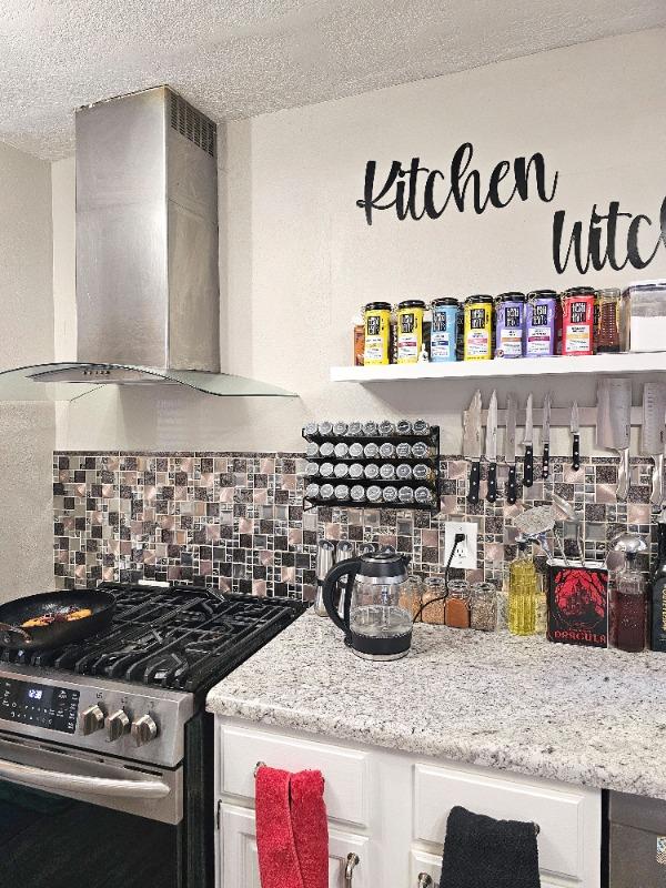 Glass Metal Gray Copper Mosaic Backsplash Tile - BA62010 - Customer Photo From Holly A Schnieders