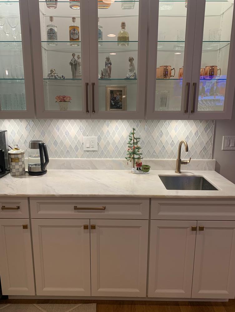 BA62046 Glass & Marble - Customer Photo From Debbie Allbright