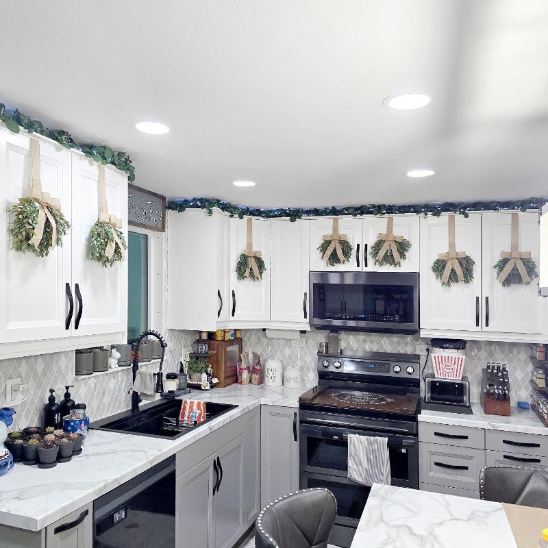Elegant Shell Glass Marble Rhomboid Mosaic Tile - BA62046 - Customer Photo From Monica