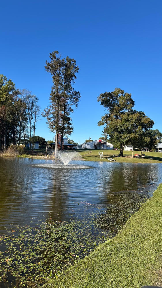 Scott Aerator DA-20 Display Pond Aerator Fountain - Customer Photo From Robert Grady