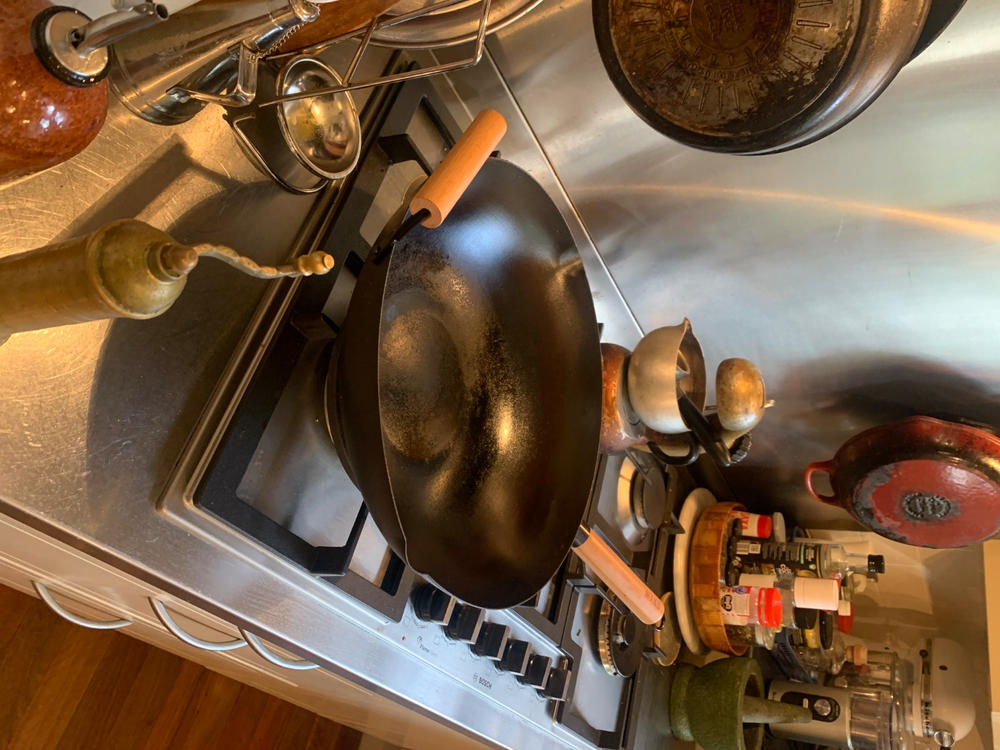 MAKO Black Steel 14 Wok Kit - Customer Photo From Jill Whitehouse