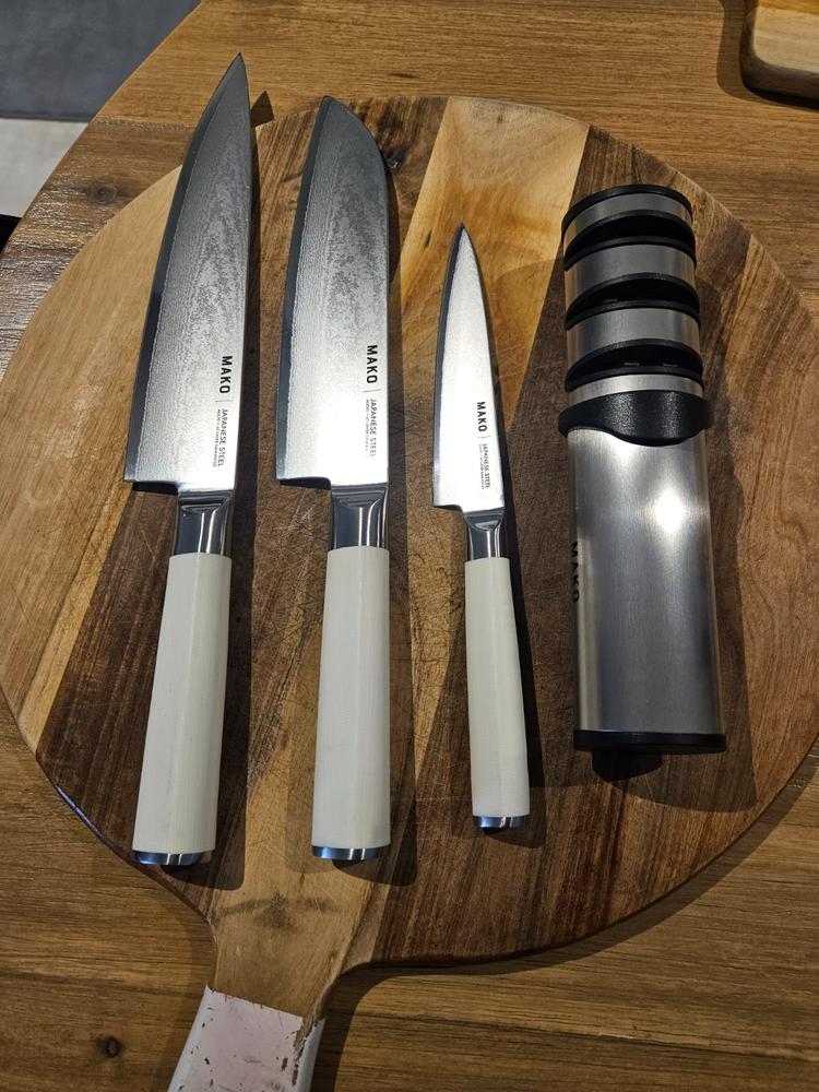MAKO Japanese Steel Cream 8″ Chef Knife - Customer Photo From Lily Gigney