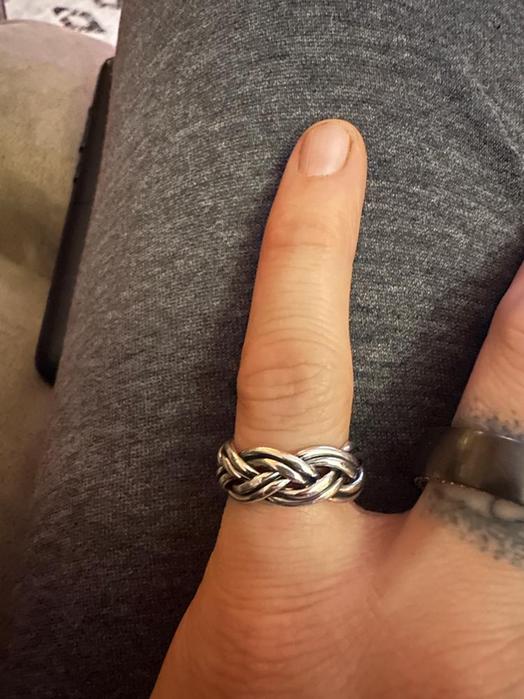 Braided Rings - Customer Photo From Tyler h