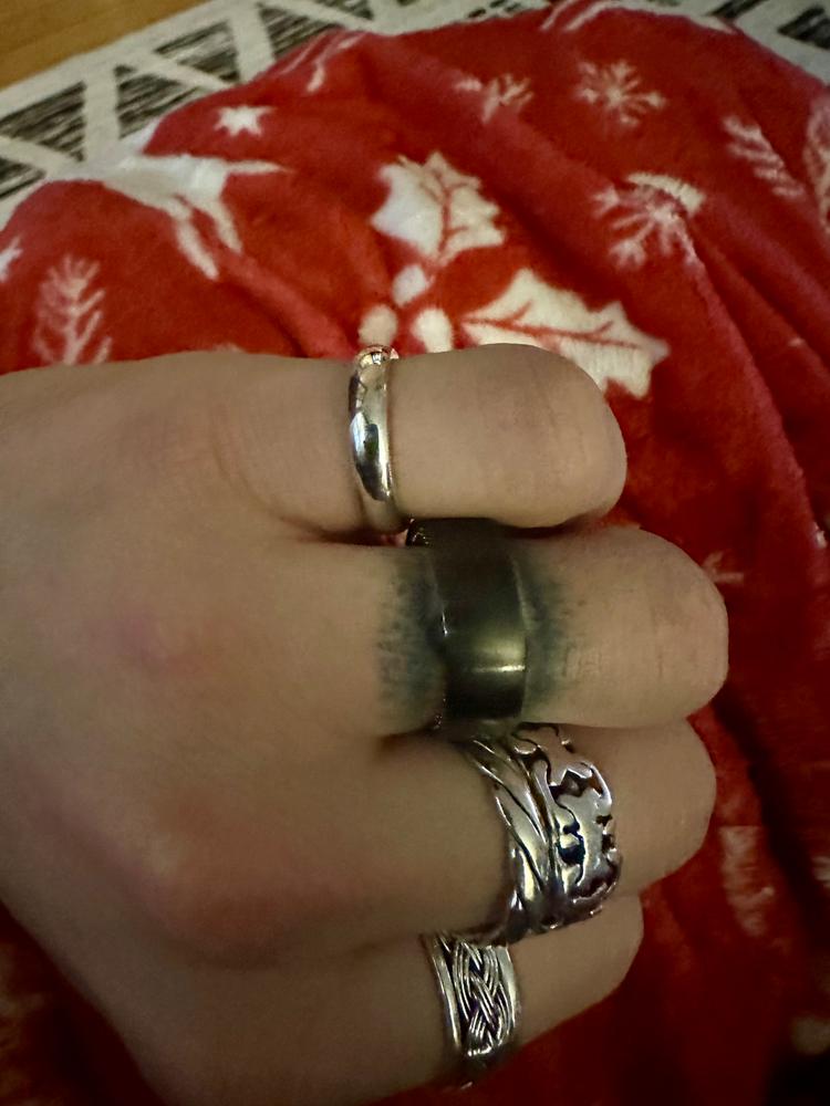 Classic Silver Ring - Customer Photo From Tyler Hover