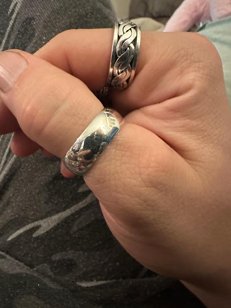 Classic Silver Ring - Customer Photo From Tyler 