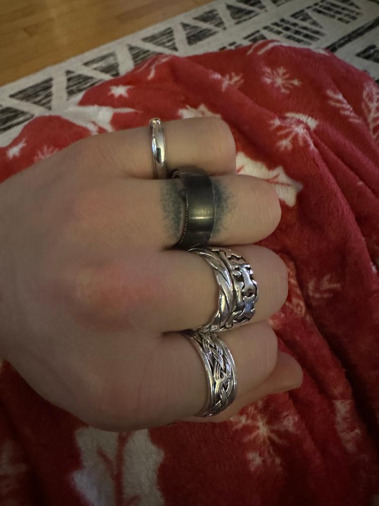 Classic Silver Ring - Customer Photo From Tyler Hover