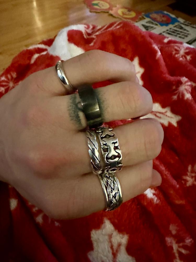 Classic Silver Ring - Customer Photo From Tyler Hover