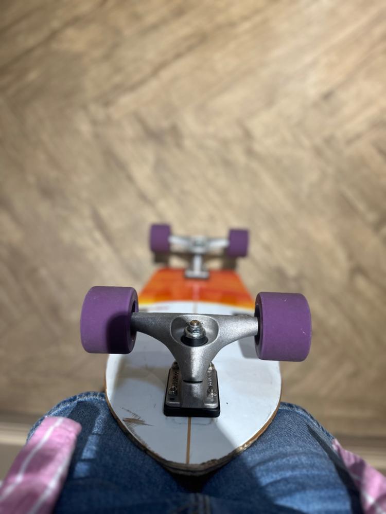 Orangatang Cage 73mm Longboard Wheels - Customer Photo From Jo Mikulska