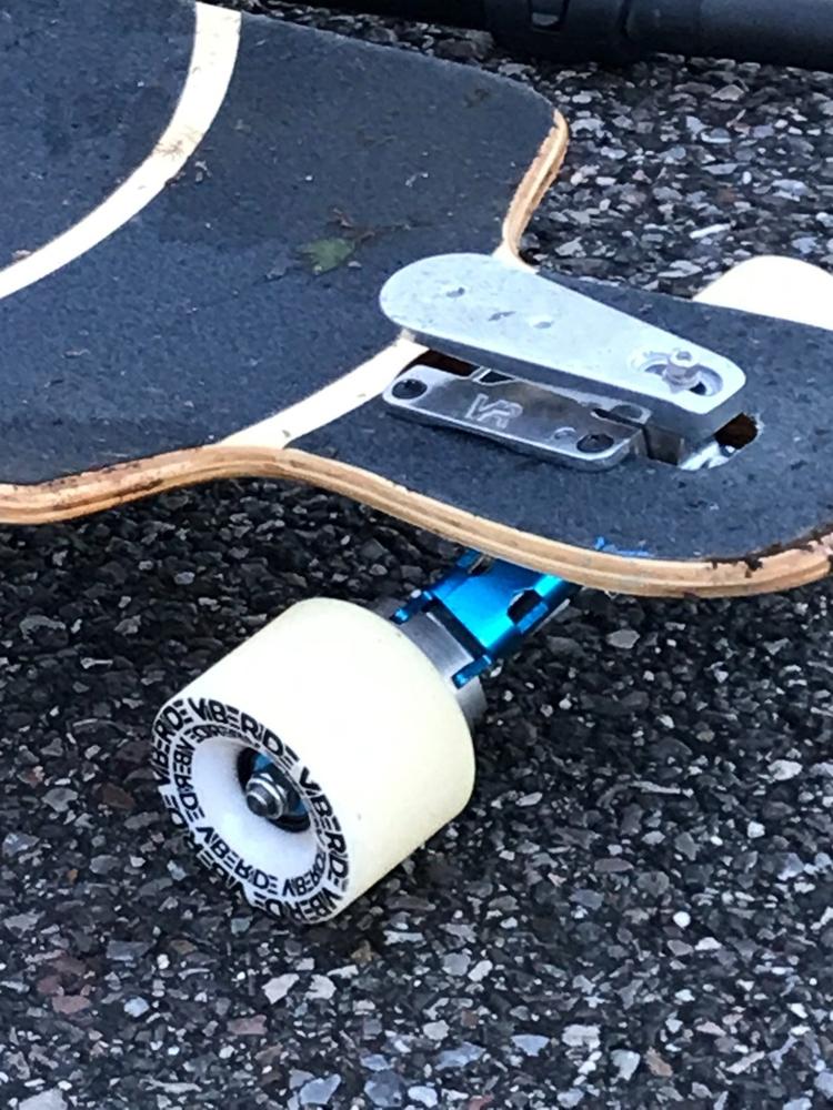 Lush Freebyrd Lo-Pro Woodgrain Drop Through Longboard Deck - Customer Photo From graeme willgress