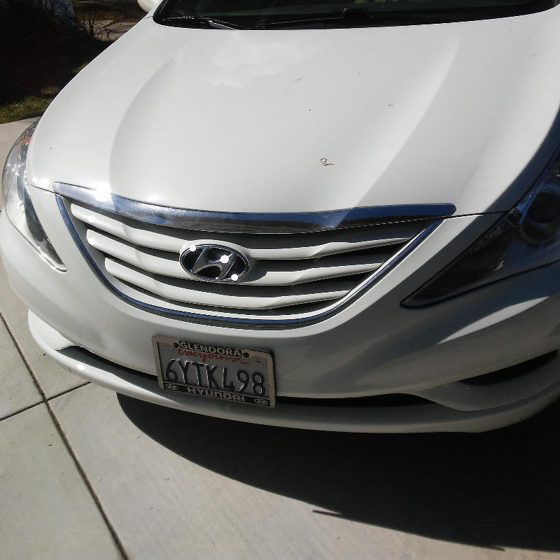 2011-2013 Hyundai Sonata Front Bumper Painted (Non-Hybrid Models