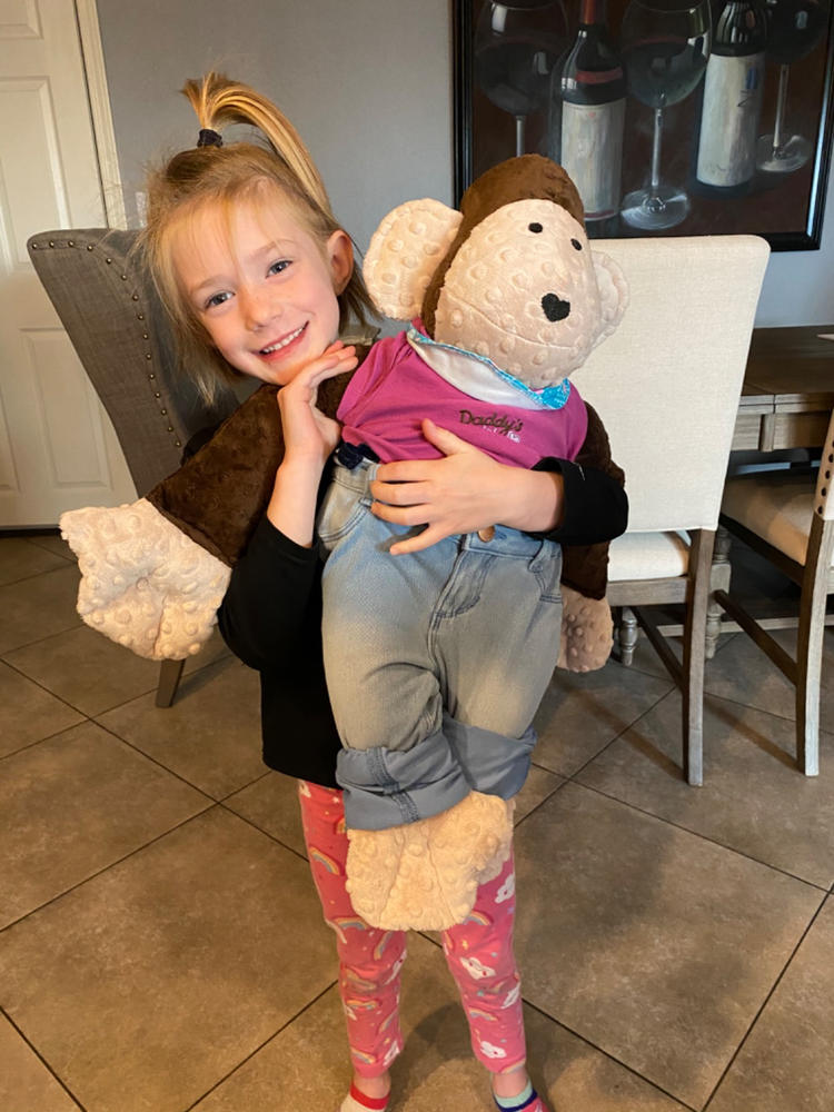 Peaceful Pals - Michael the Weighted Mellow Monkey - Customer Photo From Angela Dowdy