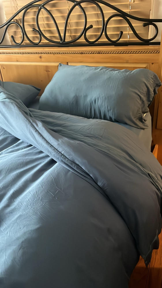 Bamboo Duvet Cover - Customer Photo From Melissa Figueroa