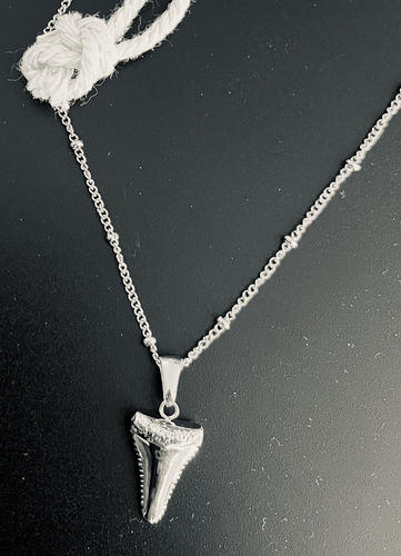 Great White Shark Tooth Necklace Ocean Animal Pendant Sea Jewelry 