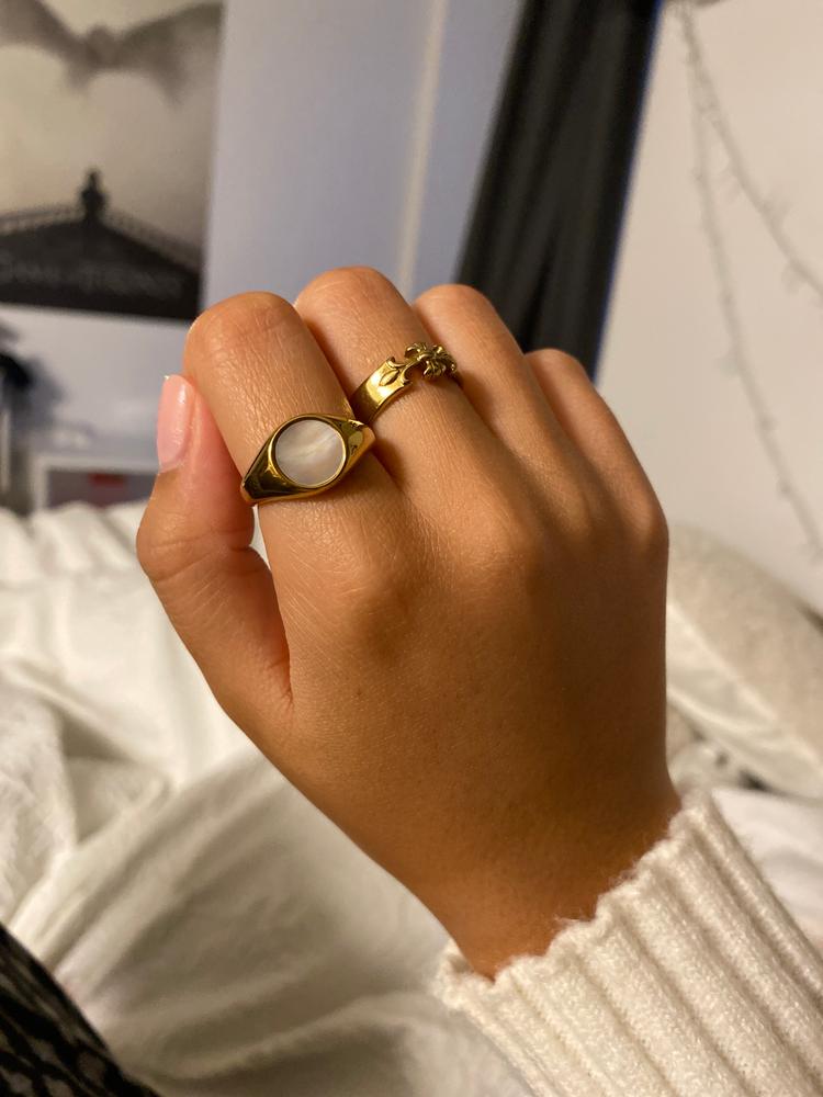 Mother Of Pearl Ring