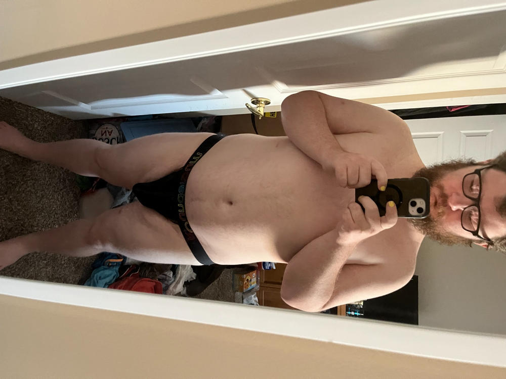 NEON PRIDE - Lift Jockstrap - Customer Photo From Montgomery M.