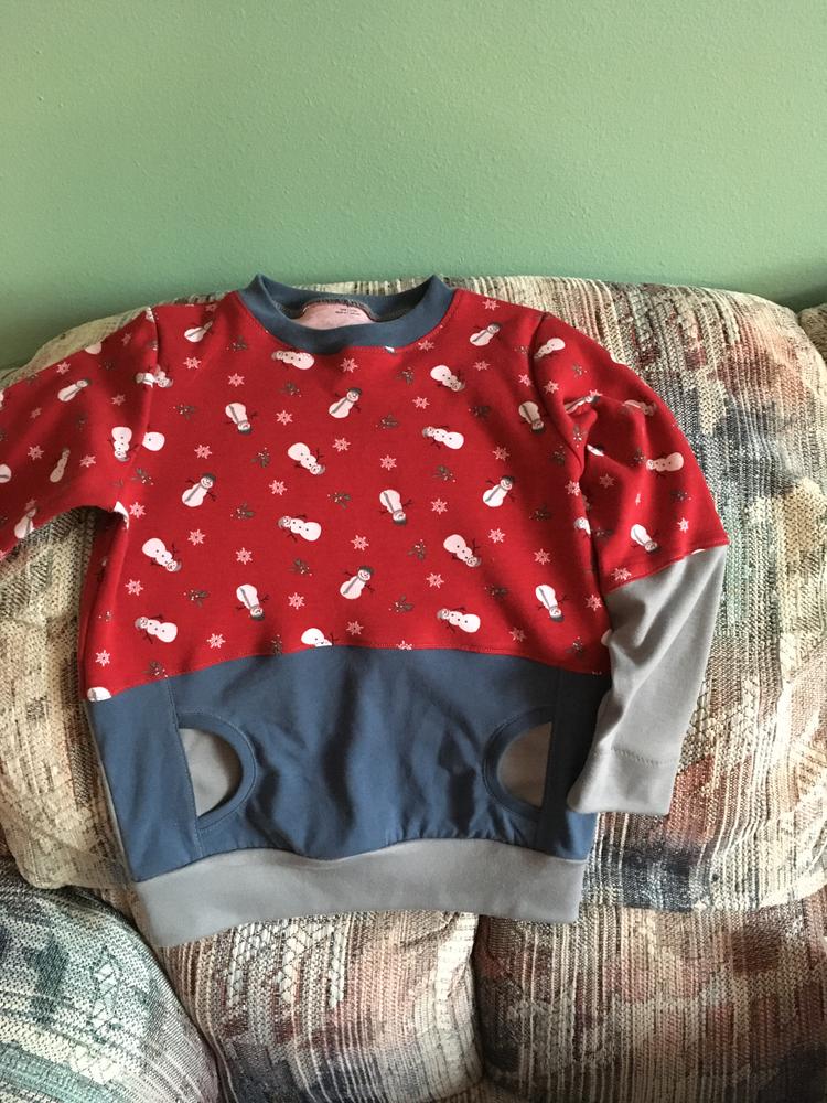 Adult Parker Pullover Pattern - Customer Photo From Debbie Muske