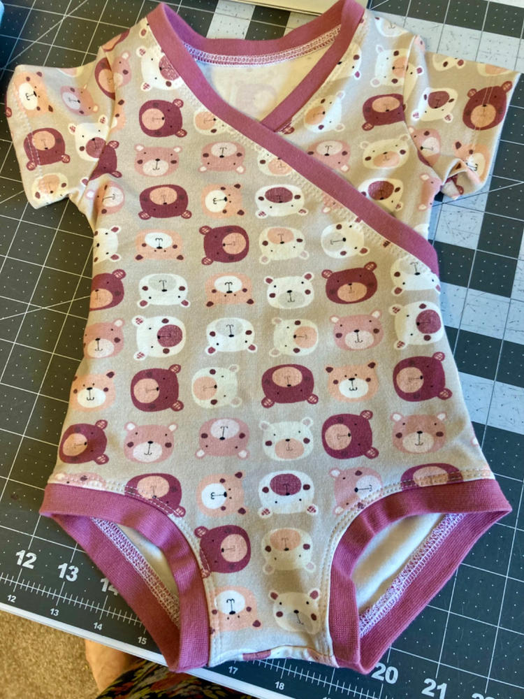 Criss-Cross Bodysuit Pattern - Customer Photo From Beth Powell