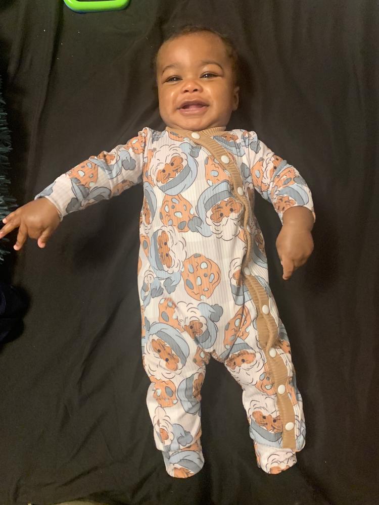 Lullaby Line Snap Pajamas Pattern - Customer Photo From Re