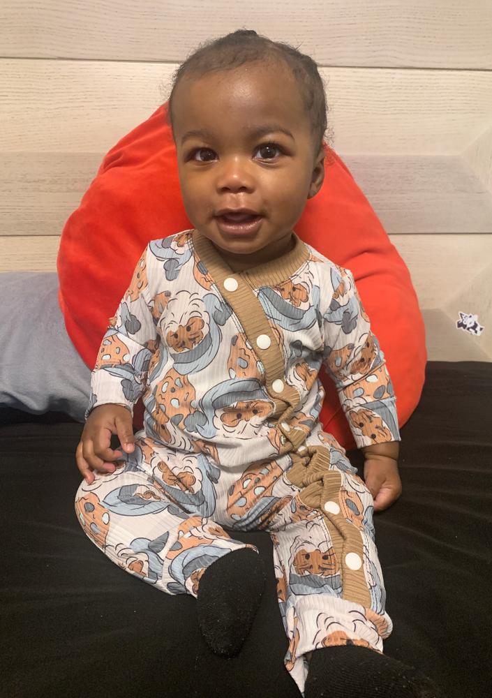 Lullaby Line Snap Pajamas Pattern - Customer Photo From Re