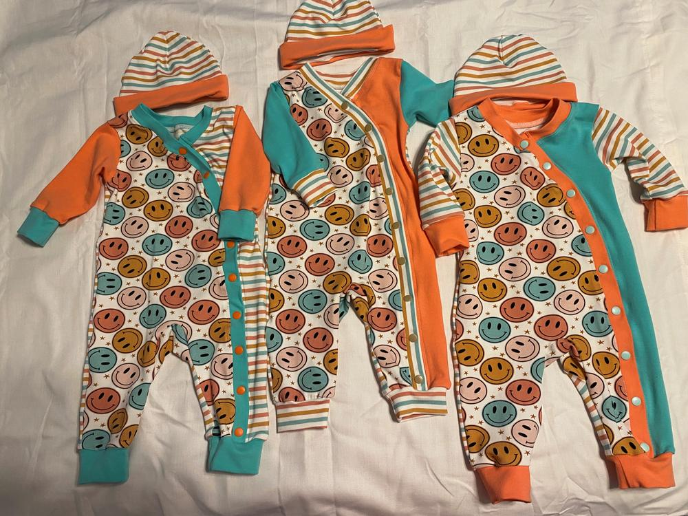 Lullaby Line Snap Pajamas Pattern - Customer Photo From Sherri 