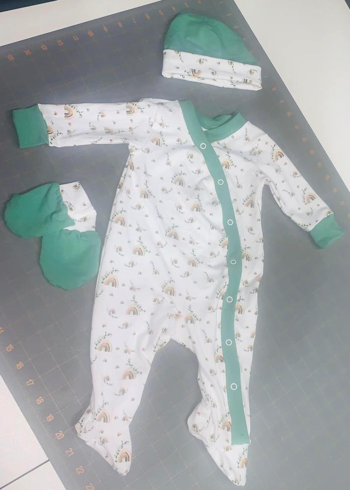 Lullaby Line Snap Pajamas Pattern - Customer Photo From Kellie B