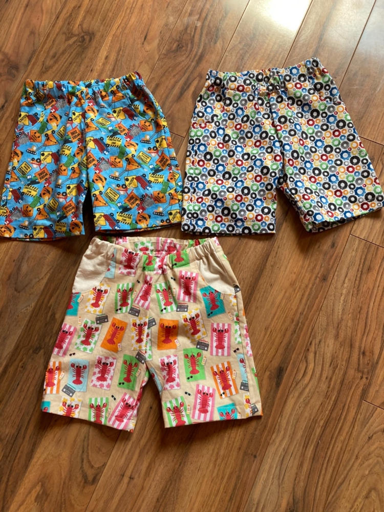 Coastal Craze Baggy Shorts Pattern