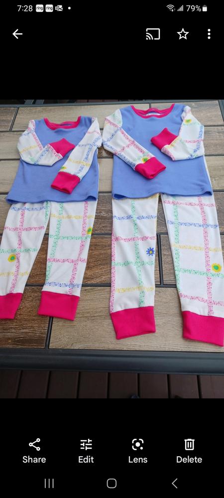Alex & Anna Pajama Pattern - Customer Photo From Marie P.