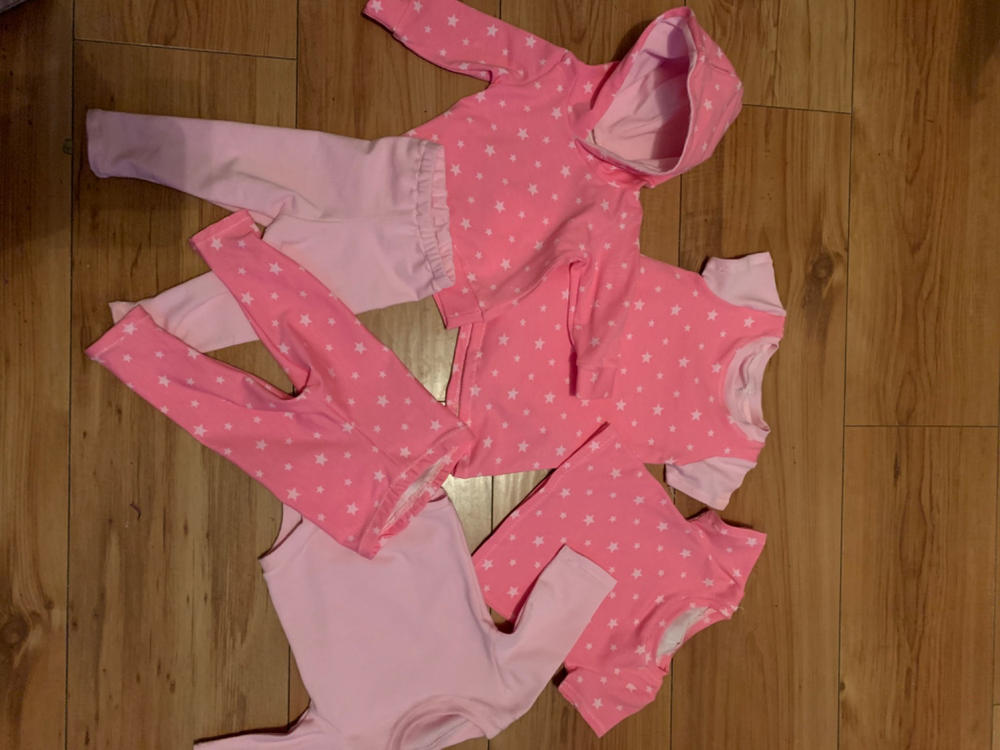 Eeny Meeny Miny Moe Bodysuit Pattern - Customer Photo From Tracey Johnson
