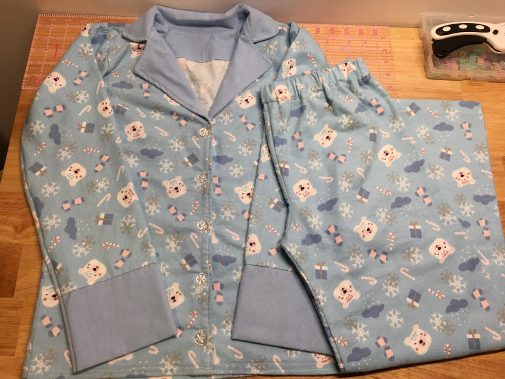 Sweet Dreams Button-Up PJ Set - Customer Photo From April Robinson