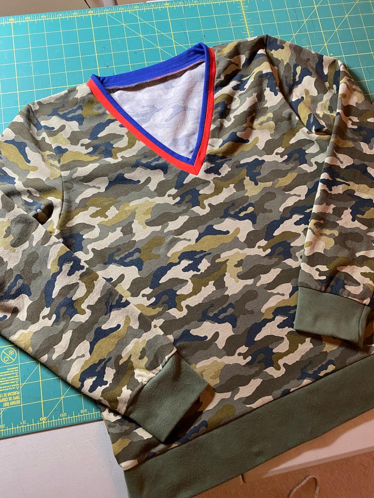 Adult Classic Sweatshirt Pattern - Customer Photo From Lisa Mitchell