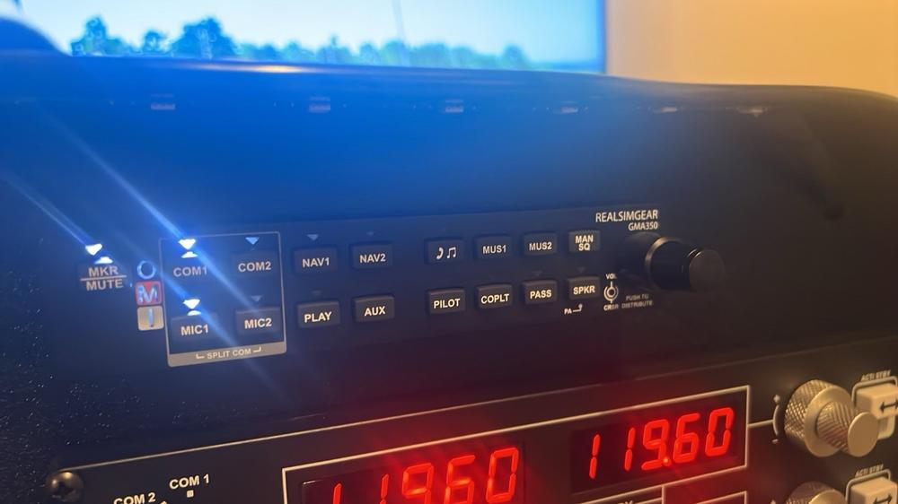 RealSimGear GMA350 Audio Panel - Customer Photo From Anonymous