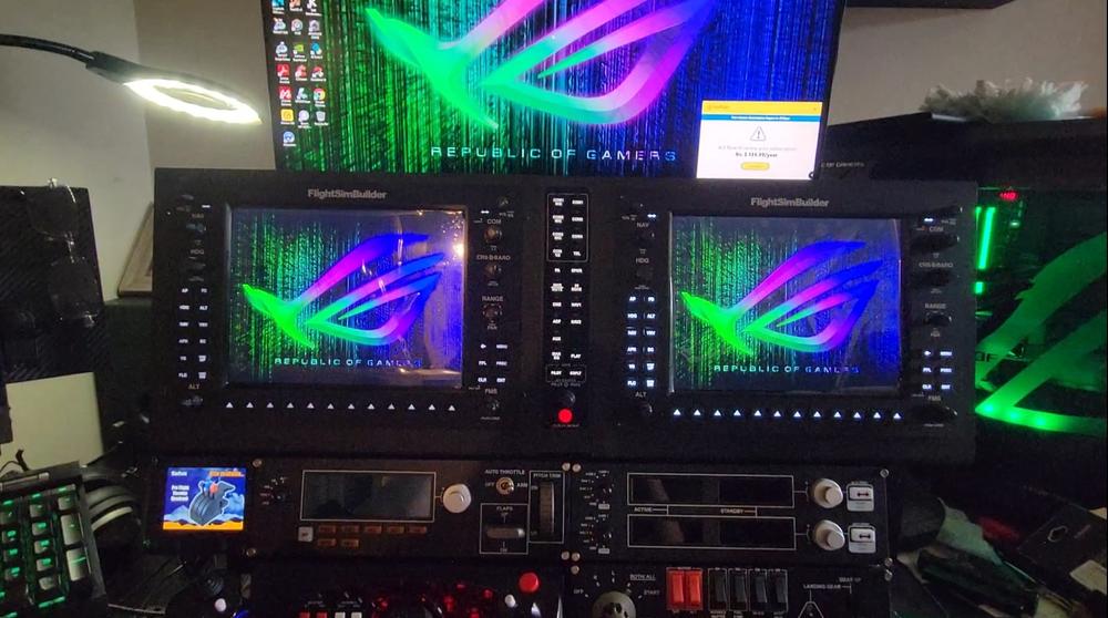 RealSimGear G1000 PFD/MFD Module - Customer Photo From Diego Flores