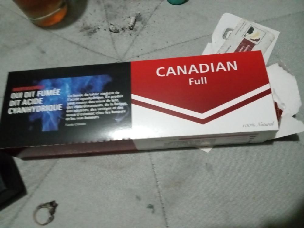 Canadian Charcoal Full (King Size) - Carton (200 Cigarettes) - Customer Photo From Kristina Solly