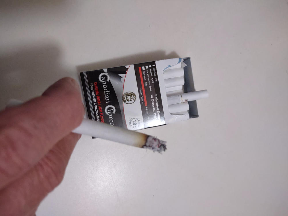 Canadian Charcoal Light (King Size) - Carton (200 Cigarettes) - Customer Photo From Ole Wasser