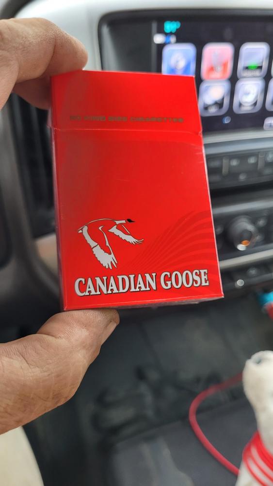 Canadian Goose Red Full (King Size) - Carton (200 Cigarettes) - Customer Photo From Lincoln Brown