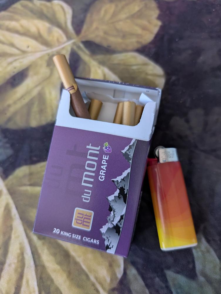 Du Mont Grape Cigarillos (King Size) - Carton (200 Cigarettes) - Customer Photo From Tangerine Beaudin
